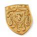 Porsche Gold Hood Emblem