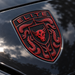 Porsche Guards Red Brahma Bull Hood Emblem 