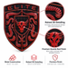 Porsche Guards Red Brahma Bull Hood Emblem 
