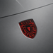 Porsche Guards Red Hood Emblem
