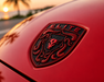 Porsche Guards Red Hood Emblem