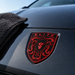 Porsche Guards Red Hood Emblem