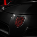Porsche Guards Red Hood Emblem