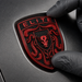 Porsche Guards Red Hood Emblem