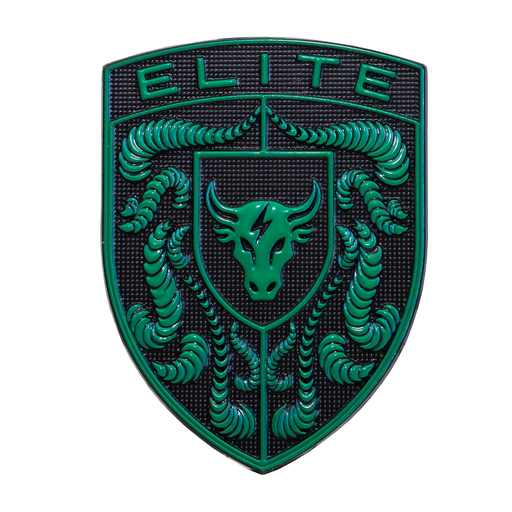 Porsche Irish Green Hood Emblem with Brahma Bull center logo