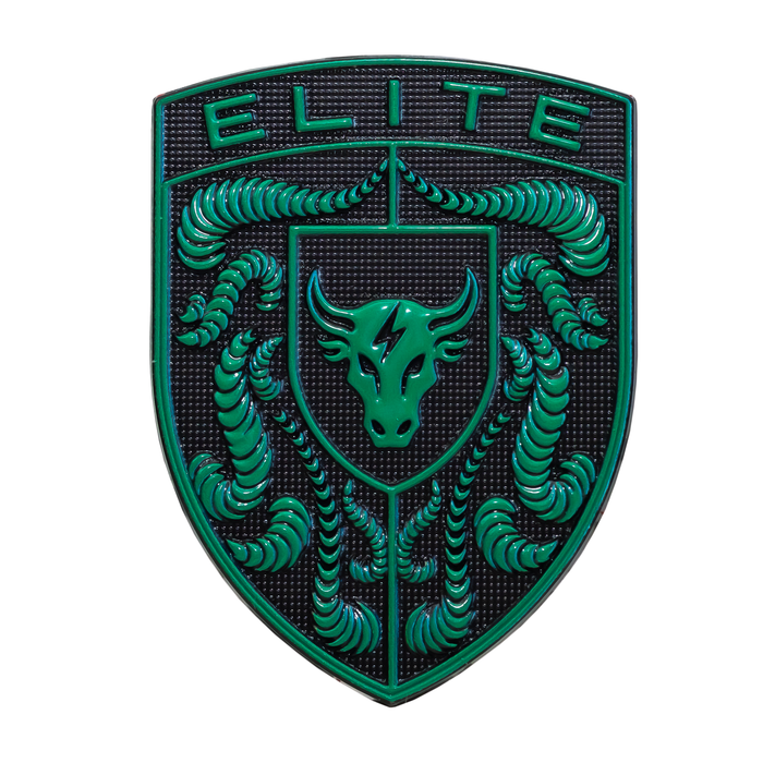 Porsche Irish Green Hood Emblem with Brahma Bull center logo
