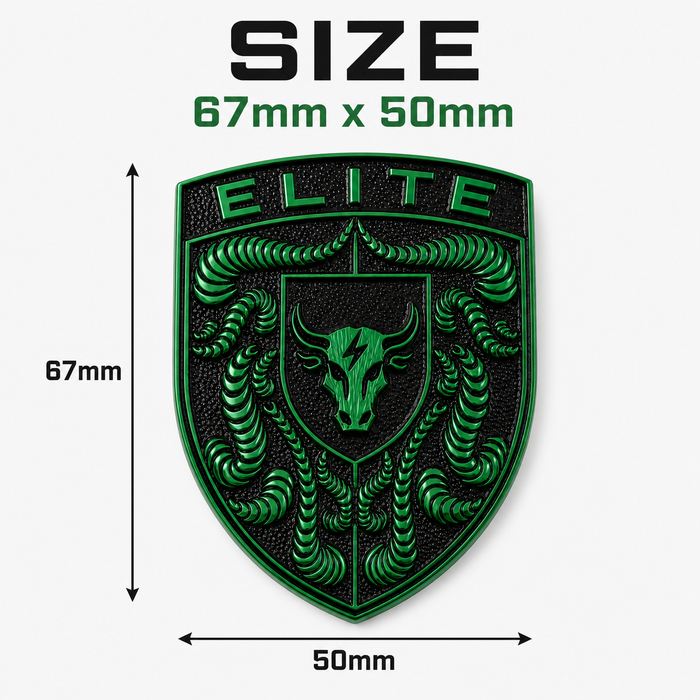 Porsche Irish Green Hood Emblem
