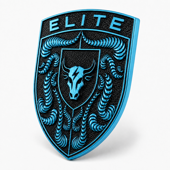 Porsche Mexico Blue Hood Emblem