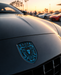 Porsche Mexico Blue Hood Emblem