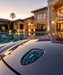 Porsche Mexico Blue Hood Emblem
