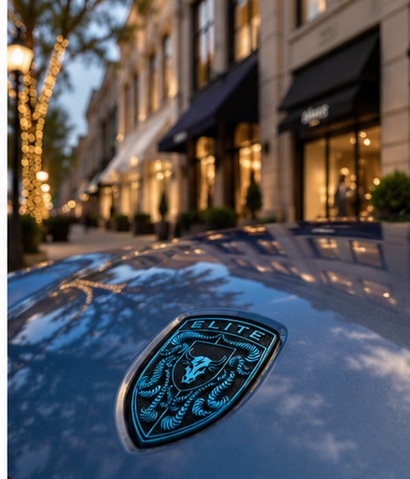 Porsche Mexico Blue Hood Emblem