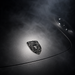 Porsche Silver & Black Hood Emblem
