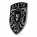 Porsche Silver & Black Hood Emblem