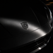 Porsche Silver & Black Hood Emblem