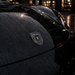 Porsche Silver & Black Hood Emblem