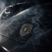Porsche Silver Hood Emblem