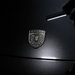 Porsche Silver Hood Emblem