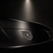 Porsche Silver Hood Emblem