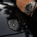 Porsche Silver Hood Emblem