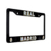 Real Madrid Black License Plate Frame Cover by EliteAuto3K