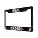 Real Madrid Black License Plate Frame Cover by EliteAuto3K