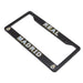 Real Madrid Black License Plate Frame Cover by EliteAuto3K