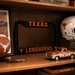 Texas Longhorns License Plate Frame | Black Burnt Orange Car Tag Cover
