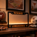 Texas Longhorns License Plate Frame | Black Burnt Orange Car Tag Cover