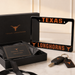 Texas Longhorns License Plate Frame | Black Burnt Orange Car Tag Cover