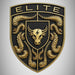 Porsche Black & Gold Hood Emblem