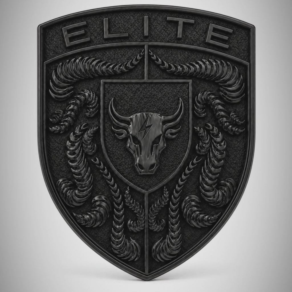 Porsche Black Hood Emblem