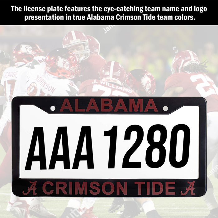 Alabama Crimson Tide License Plate Frame Cover