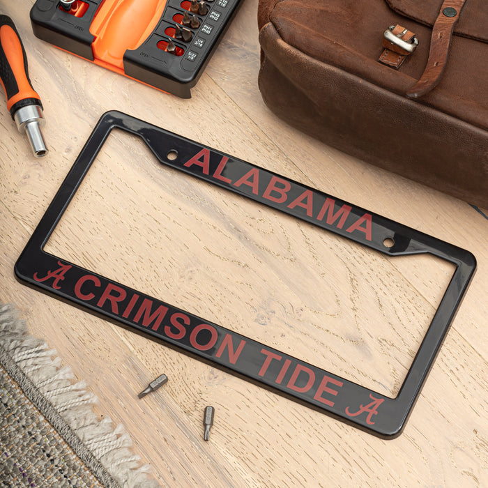 Alabama Crimson Tide License Plate Frame Cover