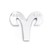Aries 3D Chrome Zodiac Auto Emblem & Decal