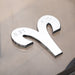 Aries 3D Chrome Zodiac Auto Emblem & Decal