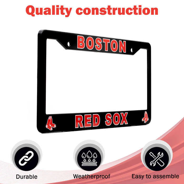 Boston Red Sox License Plate Frame Cover