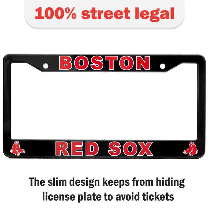 Boston Red Sox License Plate Frame Cover