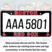 Boston Red Sox License Plate Frame Cover