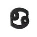 Cancer 3D Matte Black Zodiac Auto Emblem