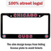 Chicago Cubs License Plate Frame Cover