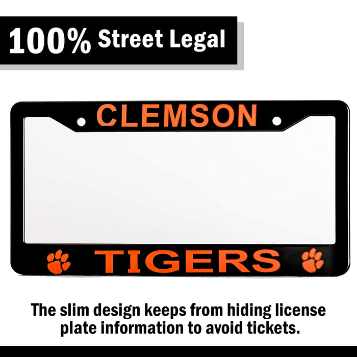 Clemson Tigers License Plate Frame Cover 