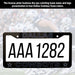 Dallas Cowboys Black License Plate Frame Cover