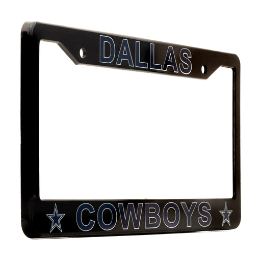 Dallas Cowboys Black License Plate Frame Cover