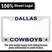 Dallas Cowboys License Plate Frame Cover - Eliteauto3K