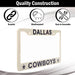 Dallas Cowboys License Plate Frame Cover - Eliteauto3K