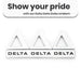 Tri Delta Sorority Decal Auto Emblem