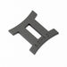 Gemini 3D Matte Black Zodiac Auto Emblem