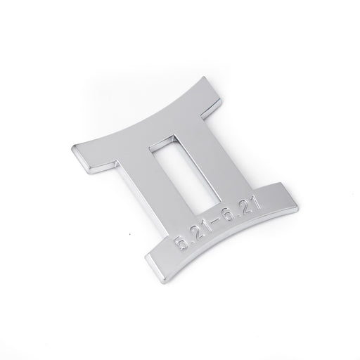 Gemini 3D Chrome Zodiac Auto Emblem