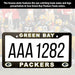 Green Bay Packers License Plate Frame Cover