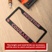 Houston Cougars Black License Plate Frame Cover